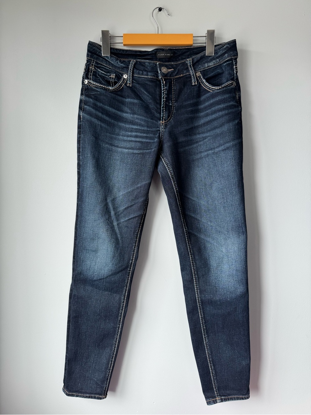 Silver Jeans Women's Dark Wash Skinny Jeans